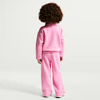 Nike Sportswear Little Kids' Studio Fleece Half-Zip and Pants Set
