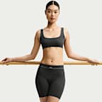 Brassière à encolure dégagée NikeSKIMS Ribbed Seamless pour femme