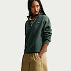 Nike Studio Fleece Medium Weight Women's 1/4-Zip Top