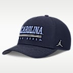 North Carolina Sideline Practice Rise Men's Jordan Brand Dri-FIT College Adjustable Hat