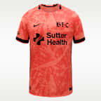 Bay FC Stadium Away Men's Nike Dri-FIT NWSL Replica Jersey