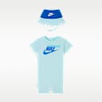 Nike Sportswear PE Baby (0–9M) Romper and Bucket Hat Set