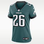 Jersey Nike de la NFL Game para mujer Saquon Barkley Philadelphia Eagles