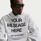 Nike 'Your Message Here' Men's Fleece Pullover Hoodie