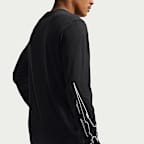 Långärmad löpartröja Nike Dri-FIT för män