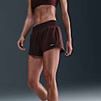 Shorts con forro de ropa interior Dri-FIT de tiro medio de 8 cm para mujer Nike One
