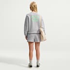 Shorts de tiro medio "Nike Athletic Department" para mujer Nike Studio Fleece Medium Weight "Graphic Pack"