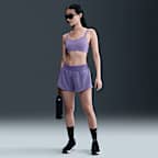 Shorts con forro de ropa interior Dri-FIT de tiro medio de 8 cm para mujer Nike One