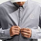 Nike Sportswear Club Men's Long-Sleeve Oxford Top