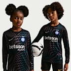 Inter Milan 2026/27 Stadium Goalkeeper Older Kids' Nike Dri-FIT Football Replica Shirt