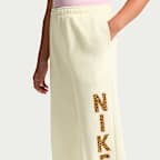 Nike Sportswear Studio Big Kids' (Girls') Fleece Open-Hem Pants