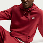 Sudadera con gorro sin cierre de tejido Fleece para hombre Nike Club