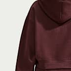 Nike Studio Fleece Medium Weight Women's Oversized Full-Zip Cropped Hoodie