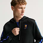 Inter Milan City Side Men's Nike Football Full-Zip Fleece Hoodie