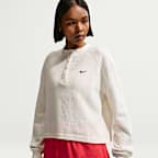 Nike Sportswear Chill Waffle Women's Oversized Long-Sleeve Henley Top