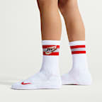 Nike Everyday 兒童緩震中筒襪 (6 雙)