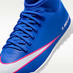 Nike Jr. Mercurial Superfly 10 Club Younger/Older Kids' Turf High-Top Football Shoes