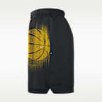 Shorts de básquetbol de tejido Fleece para hombre Indiana Pacers Standard Issue