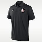 Polo universitaria Nike Dri-FIT para hombre Florida State Tour