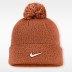 Gorro con dobladillo universitario Nike para hombre Texas Peak