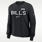 Buffalo Bills Salute to Service Sideline Women's Nike Dri-FIT NFL Long-Sleeve T-Shirt