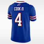 James Cook III Buffalo Bills Men's Nike Dri-FIT NFL Stitched Limited Jersey