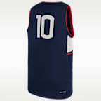 Jersey de básquetbol Nike Replica para niños talla grande Connecticut Huskies