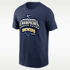 Playera Nike de la MLB para hombre Milwaukee Brewers 2026 League Champions