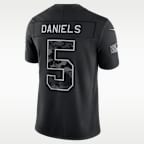 Jayden Daniels Washington Commanders Salute to Service Men's Nike Dri-FIT NFL Limited Jersey
