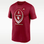 Playera universitaria Nike Dri-FIT para hombre Oklahoma Football Icon Legend