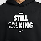 LeBron 'Shut Up and Dribble' Men's Nike Therma-FIT Brushed Pullover Basketball Hoodie