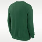 Sudadera de cuello redondo sin cierre Nike de la NFL para hombre New York Jets Draw Block Club