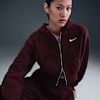 Nike Sportswear Phoenix Fleece Women's Loose Full-Zip Cropped Hoodie