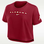 Top cropped Nike Dri-FIT para mujer Alabama Premium Performance