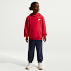 Sudadera con gorro sin cierre para niños talla pequeña Nike Sportswear Club Fleece
