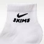 NikeSKIMS Women's Dri-FIT Quarter Socks (3 Pairs)