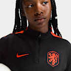 Haut d'entraînement de foot Nike Dri-FIT Pays-Bas Strike pour ado