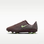 Tacos de fútbol MG low para niños talla grande Nike Jr. Mercurial Vapor 16 Club "Kylian Mbappé"
