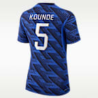 Jules Koundé France National Team 2026 Match Home Women's Nike Dri-FIT ADV Soccer Jersey