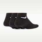 Kotníkové polstrované ponožky pro menší děti Nike Everyday s grafickým motivem (3 páry)