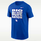 Playera de manga larga universitaria Nike Dri-FIT para hombre Kentucky Sideline Slogan