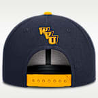 Gorra universitaria Nike Dri-FIT ajustable para hombre West Virginia Legacy Pro
