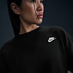 Sudadera de cuello redondo holgada para mujer Nike Sportswear Club Fleece
