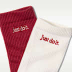 Nike Everyday Elevated Crew Socks (2 Pairs)