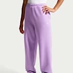 Pants holgados para niña Nike Sportswear Studio Fleece