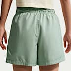 Shorts de tiro medio para mujer Nike Sportswear Classic Wovens