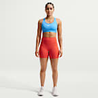 Nike Swoosh Medium Support sports-BH med innlegg til dame