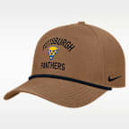 Gorra universitaria Nike ajustable para hombre Pitt 2026 Military Appreciation Rope Rise