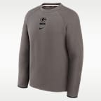 Sudadera de cuello redondo sin cierre Nike Tech Fleece de la NFL para hombre de los Green Bay Packers