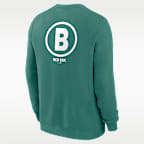 Sudadera de cuello redondo sin cierre Nike de la MLB para hombre Boston Red Sox 2-Hit